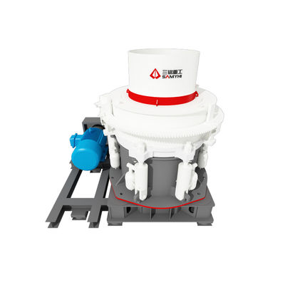 Wielocylindrowy hydrauliczny krusznik stożkowy 255-490t/h z laminowaną pustką kruszącą